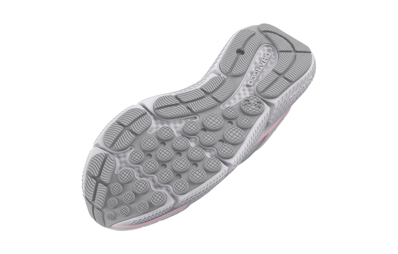 (GS) Under Armour Charged Assert 10 Running Shoes 'Grey Pink' 3026192-100