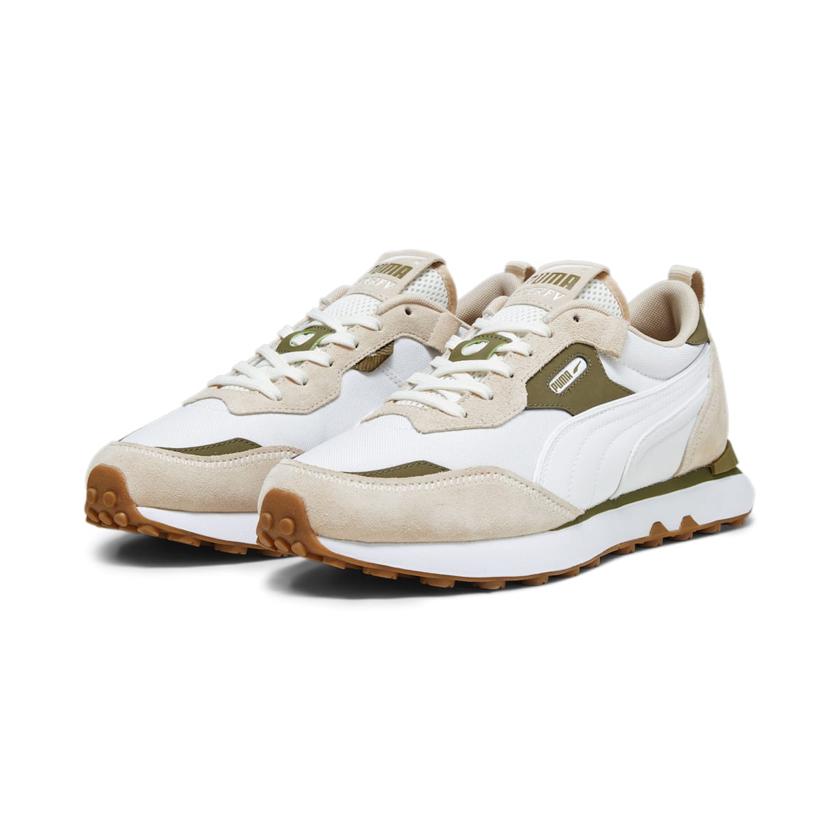 PUMA Rider FV Base 'Warm White Olive Drab' 393231-01