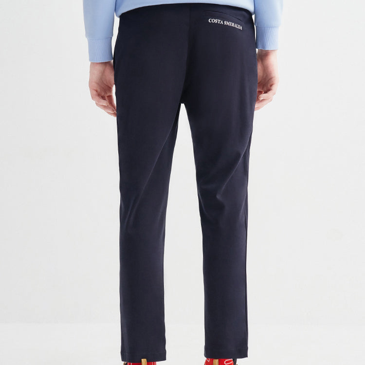 FILA Knit Straight Casual Sports Pants Blue F11M028610F-NV