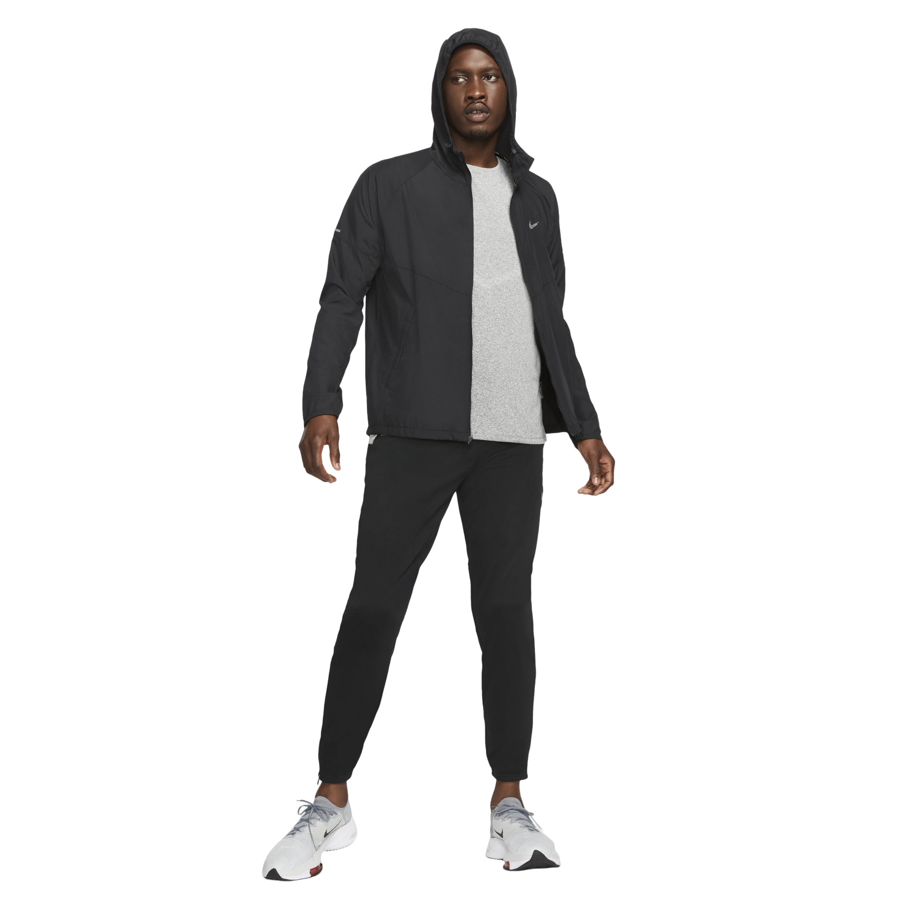 Men's Nike Sports Fitness Training Running Knit Long Pants/Trousers Autumn Black DD5004-010
