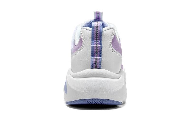 (GS) Skechers Casual Trainers 'White Purple' 303901L-WLV