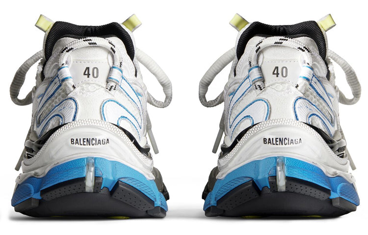 Balenciaga Runner 2.0 Sneakers 'White Yellow and Blue Mesh and Polyurethane' 779066W3RXP9074