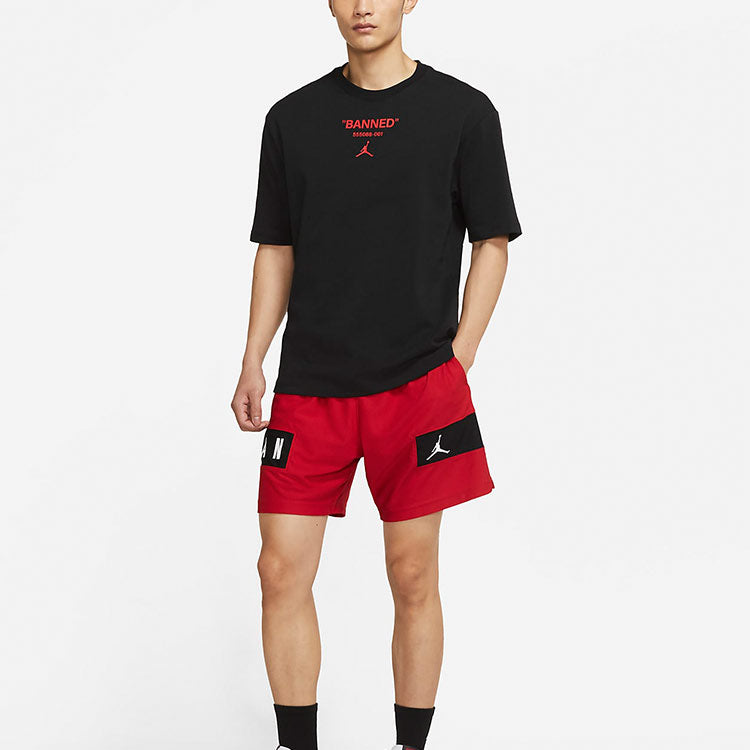 Air Jordan Casual Sports Running Basketball Shorts Red CZ4772-687