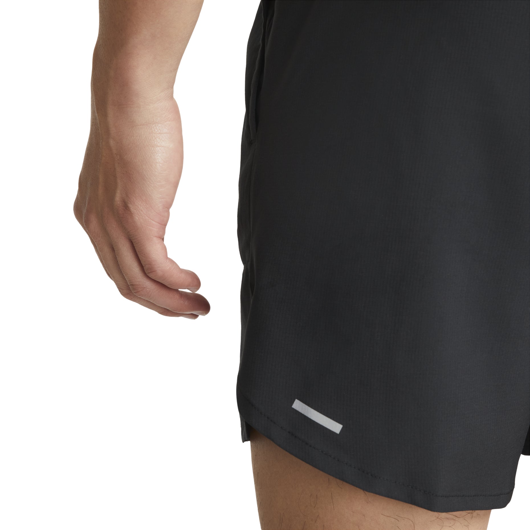 Nike Dri-FIT Solid Color Logo Printing Straight Quick Dry Breathable Sports Shorts Black DM4742-010