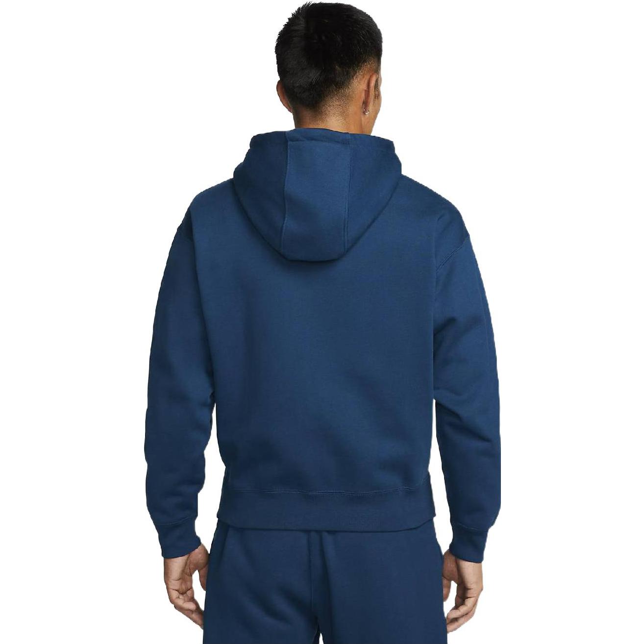 Nike solo swoosh fleece hoodie 'Blue' DA0316-460