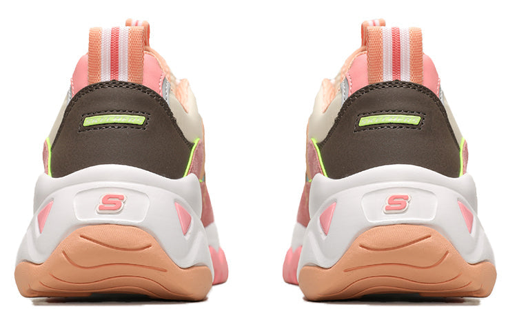 (WMNS) Skecherss D'Lites 3.0 Brave Output Low-Top Daddy Shoe Pink 13378-CRMT