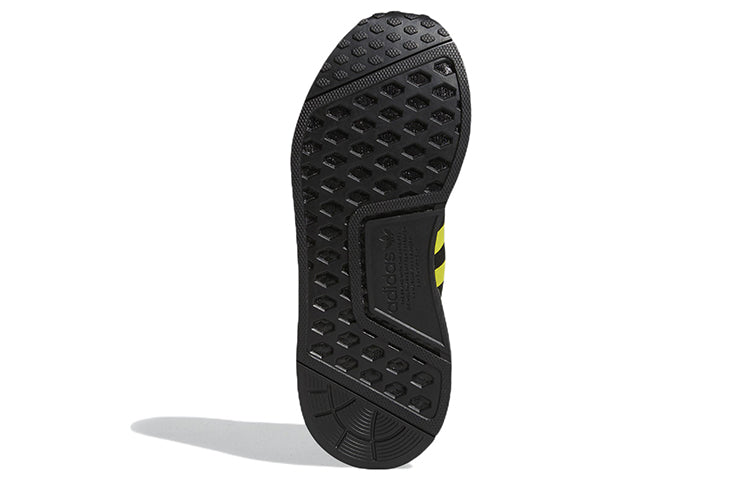 (GS) adidas NMD_R1 V2 J 'Black Yellow Gradient' GY1397