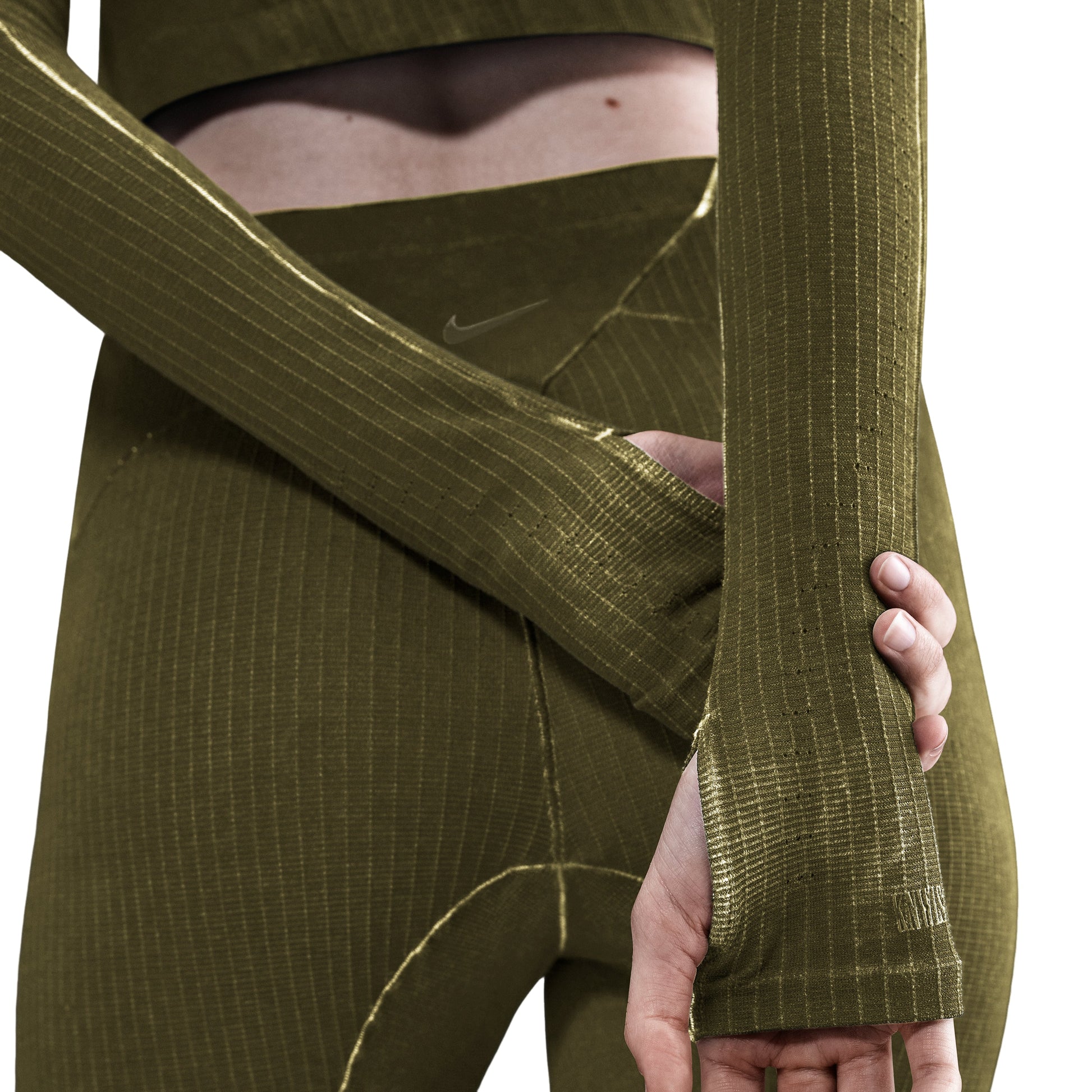 (WMNS) Nike x KNWLS Ghost Top 'Olive Flak' IB0265-368