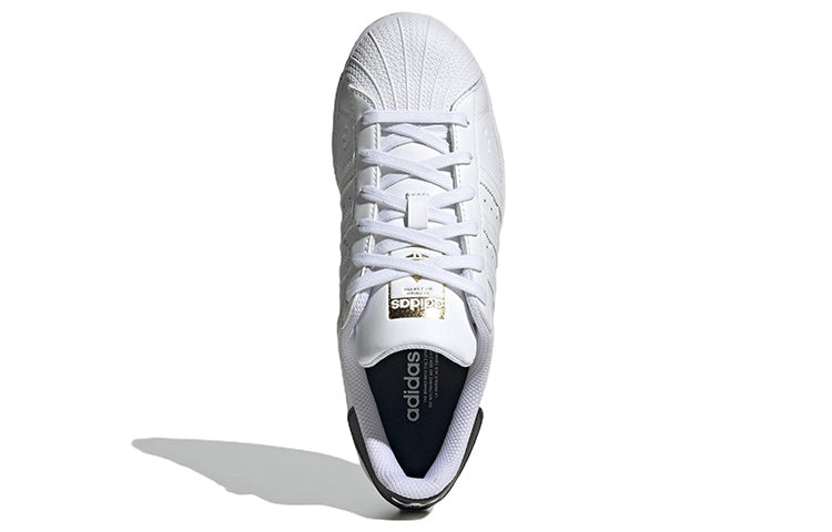(WMNS) adidas originals Superstar 'Allover Debossed Trefoils White Black' HQ1936