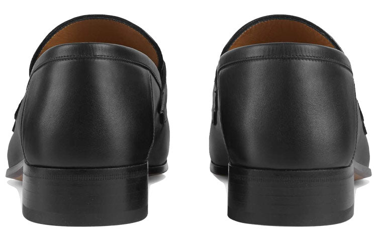 Gucci Interlocking G Loafers 'Black' 598348-06F10-1000