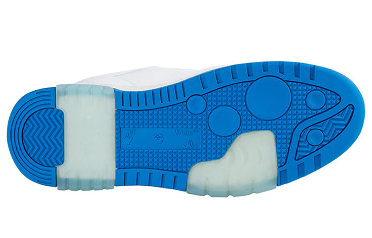 Off-White Splicing Casual Shoes White/Blue OMIA189R21LEA0010145