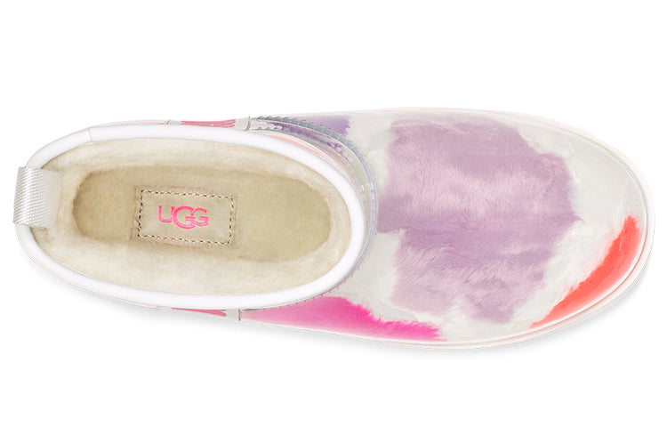 (WMNS) UGG Classic Clear Mini Party Spots Boot 'White' 1124956-WHT