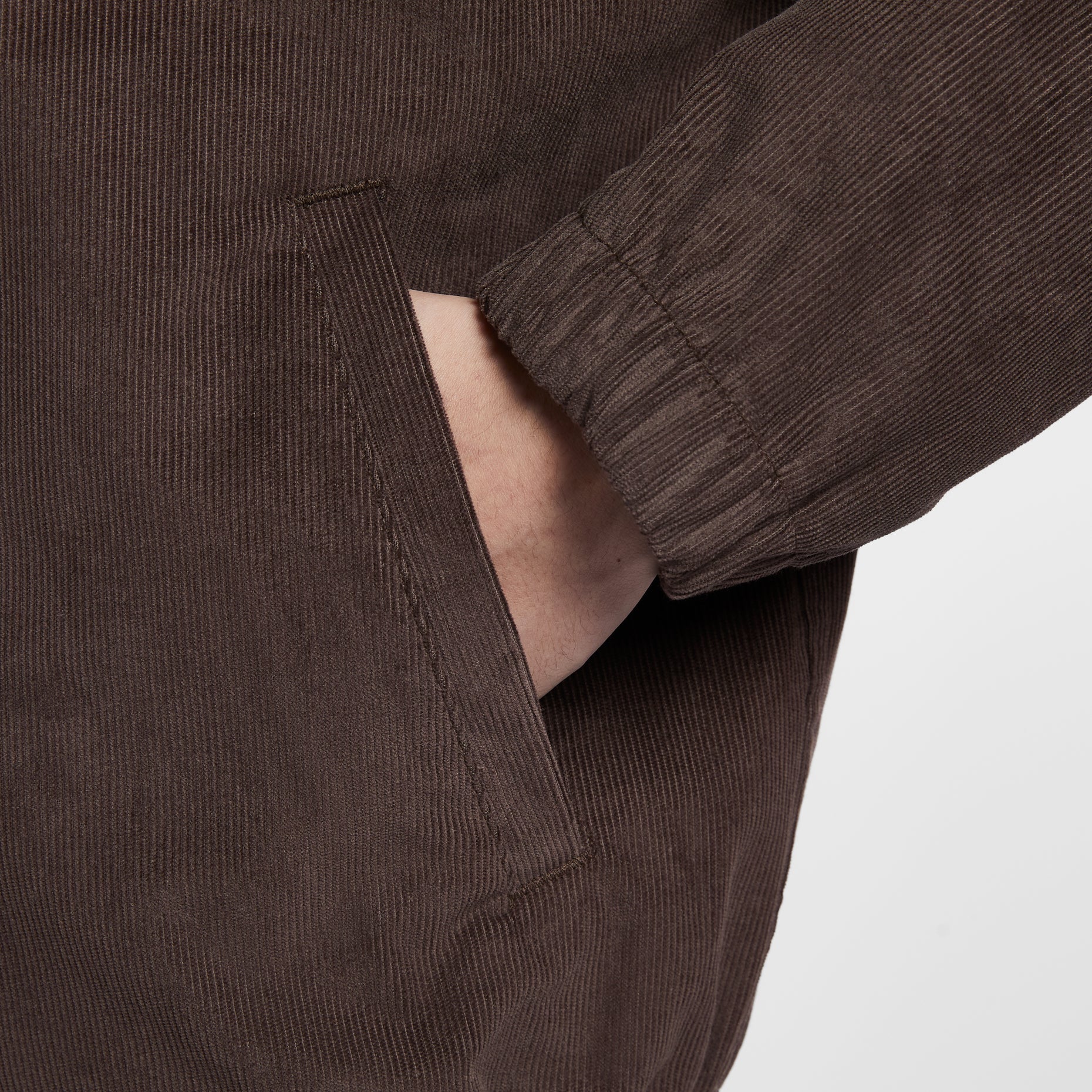 Nike Club Corduroy Harrington Jacket 'Baroque Brown' IR0105-237