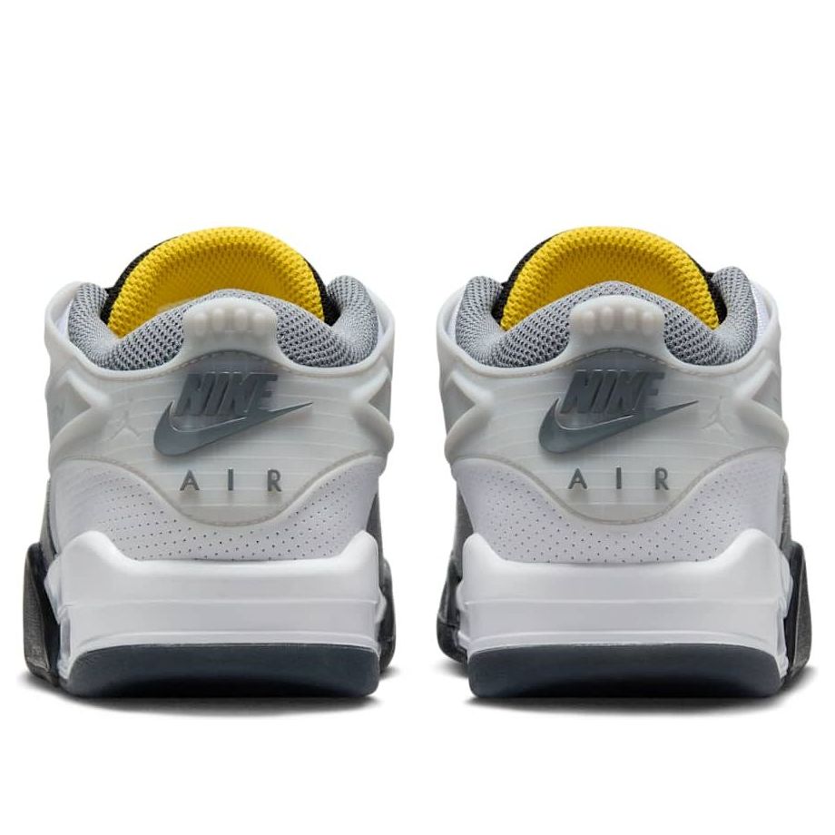 (GS) Air Jordan 4 RM Premium 'White Smoke Grey Red' IB8051-100