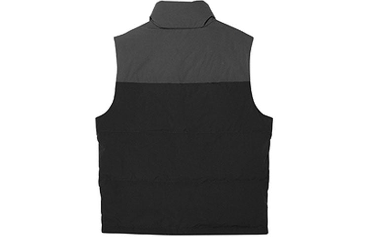 Skechers Logo Small Patchwork Sports Stand Collar Down Vest 'Multi-Color' L321M193