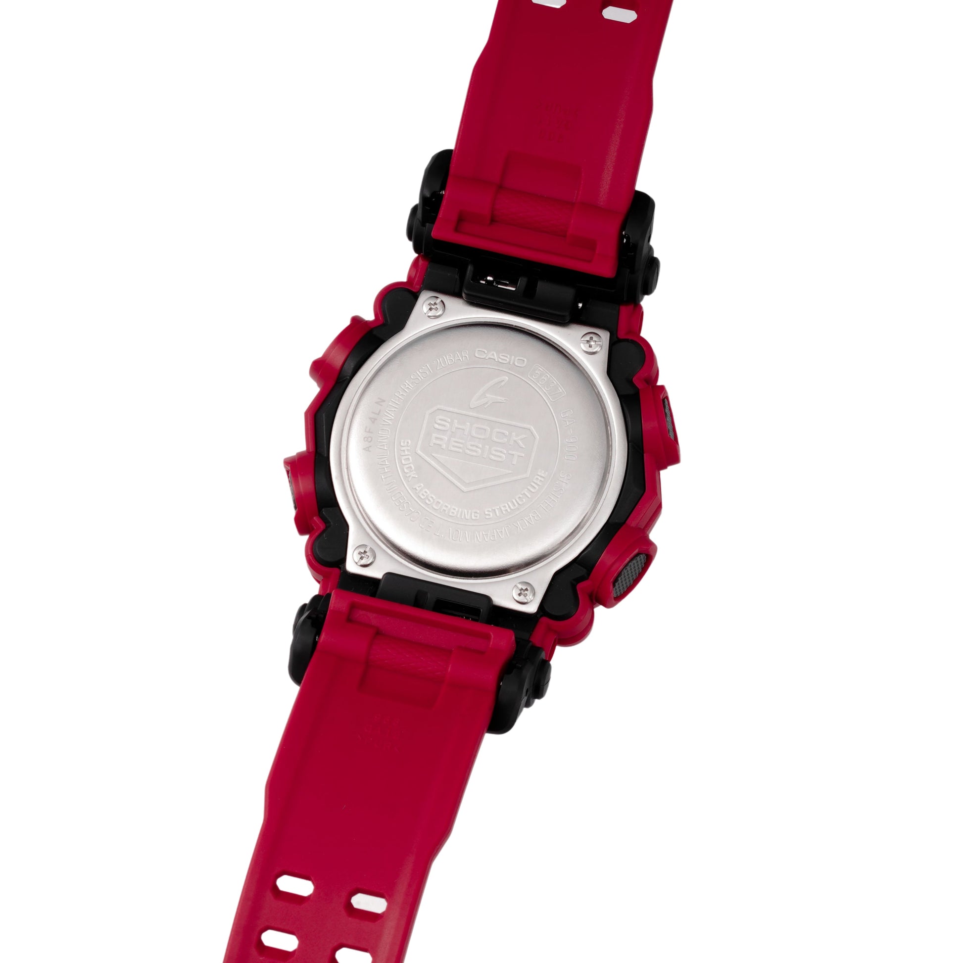 CASIO G-Shock Analog-Digital 'Red' GA-900-4A