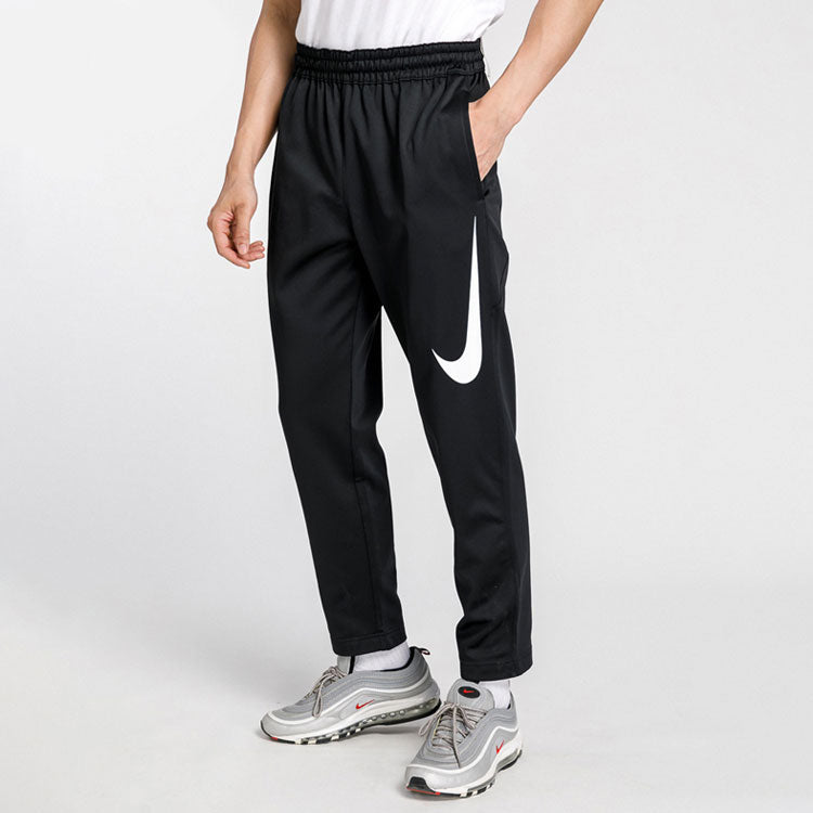 Nike Large Fleece Lined Stay Warm Straight Casual Long Pants Black DB1783-010