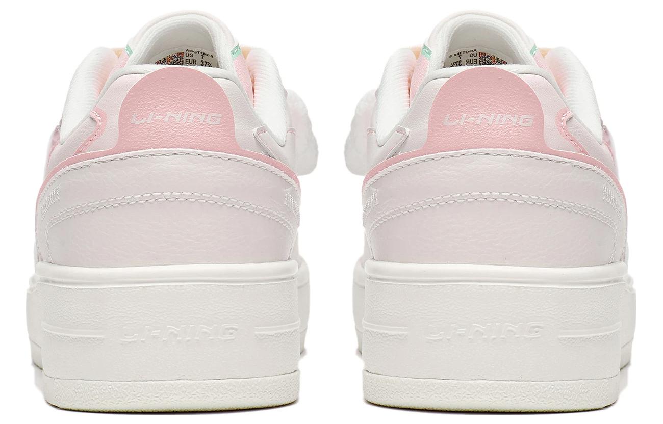 (WMNS) Li-Ning x Disney Skate Shoes 'Pink White' AGCT382-3