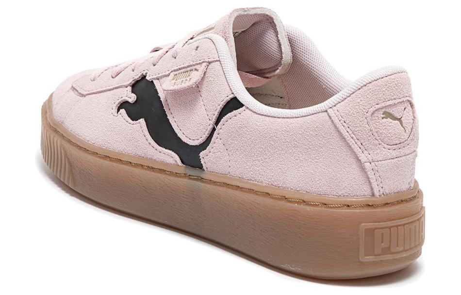 (WMNS) PUMA Suede Platform Shoes 'Pink Black Gum' 397233-05