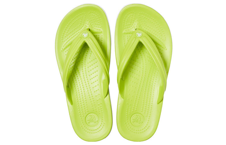 Crocs Crocband Lightweight Cozy Casual Flip-Flops Unisex Green 11033-3T1