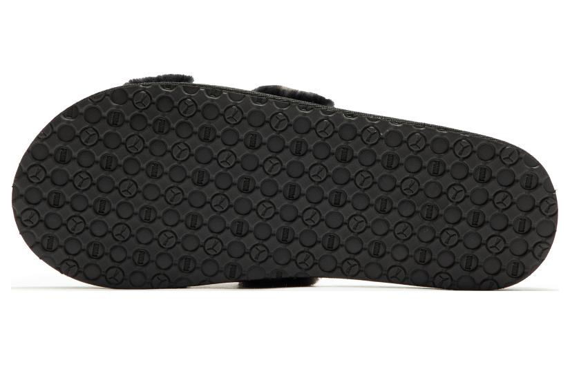 (WMNS) PUMA Fluff Remix Animal BX 'Black Grey' 390970-02