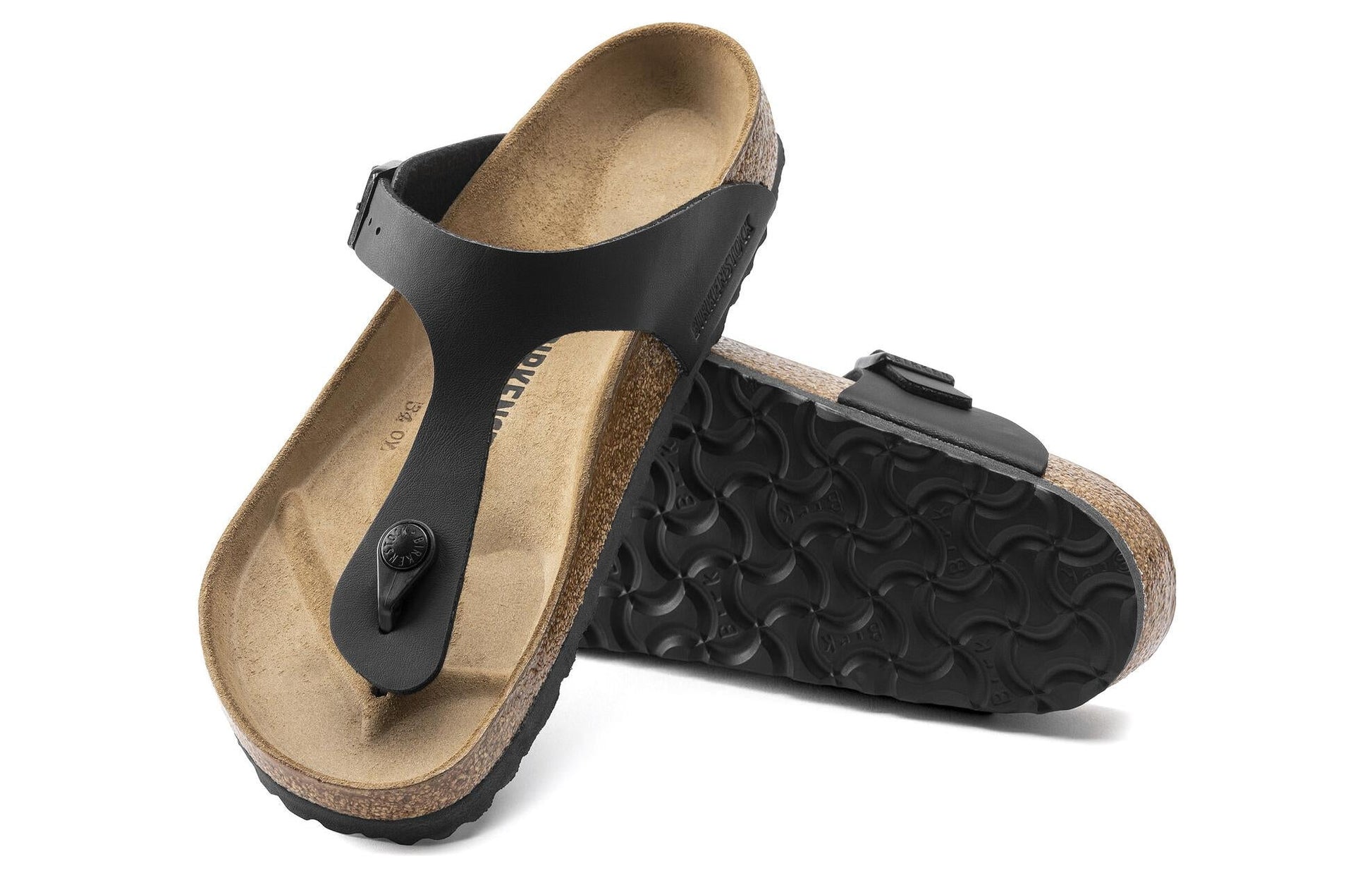 Birkenstock Gizeh Birko-Flor 'Black' 0043691