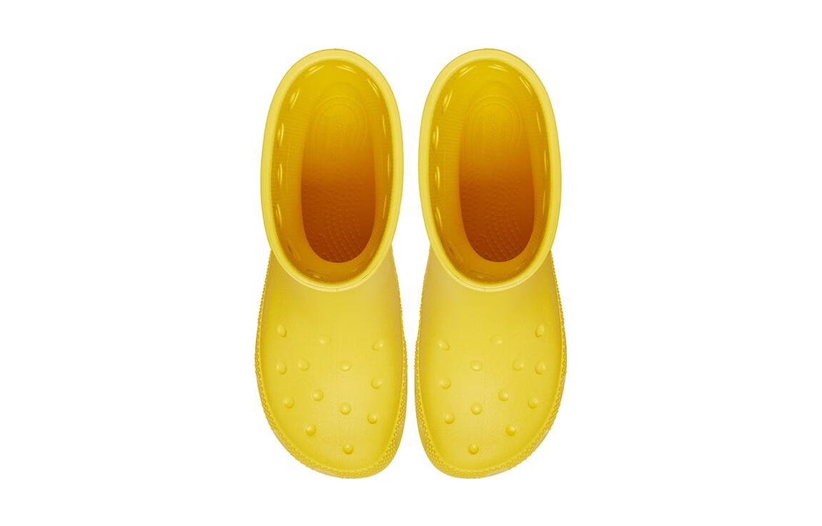 (GS) Crocs Wellington Boots Classic Boots 'Yellow' 208544-75Y