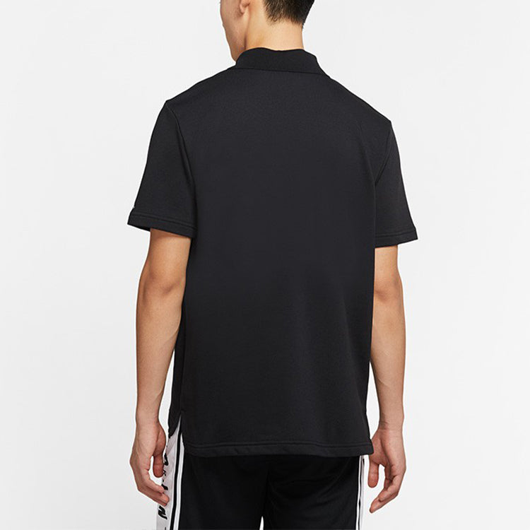 Air Jordan Athleisure Casual Sports Basketball Short Sleeve Black AJ1111-010
