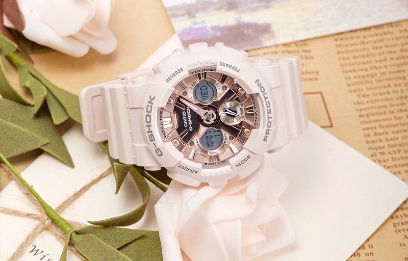 CASIO G-Shock Analog-Digital 'Pink' GMA-S120MF-4APR