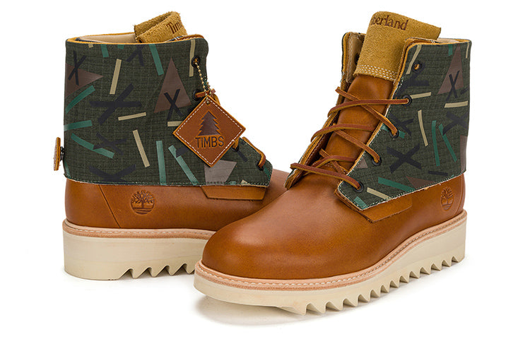 Timberland x Nina Chanel Abney Future 73 6 Inch Waterproof Boot 'Rust and Green' A69CK
