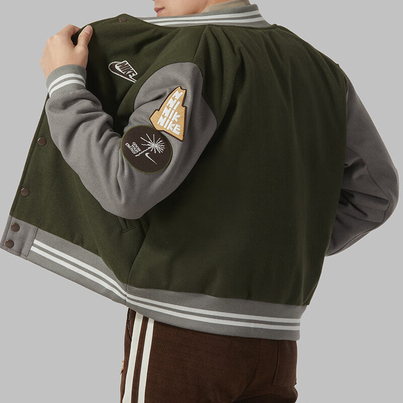 Nike Outdoor Varsity Jacket 'Olive Green' FV4026-325
