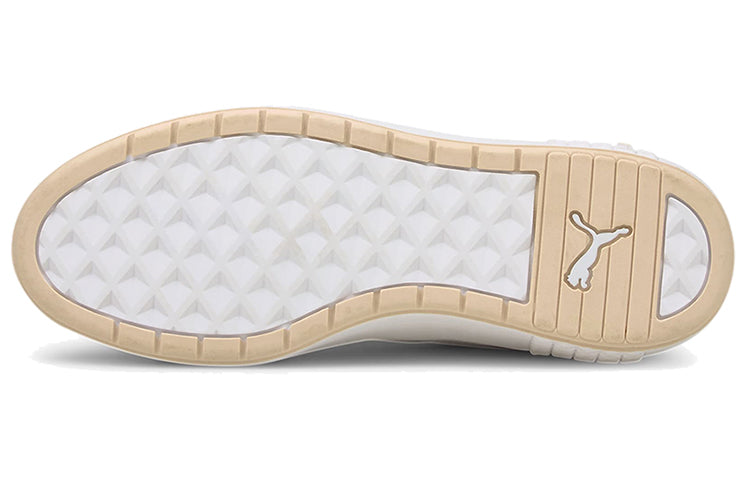 (WMNS) PUMA Smash Platform V2 Suede 'Khaki White' 373037-06