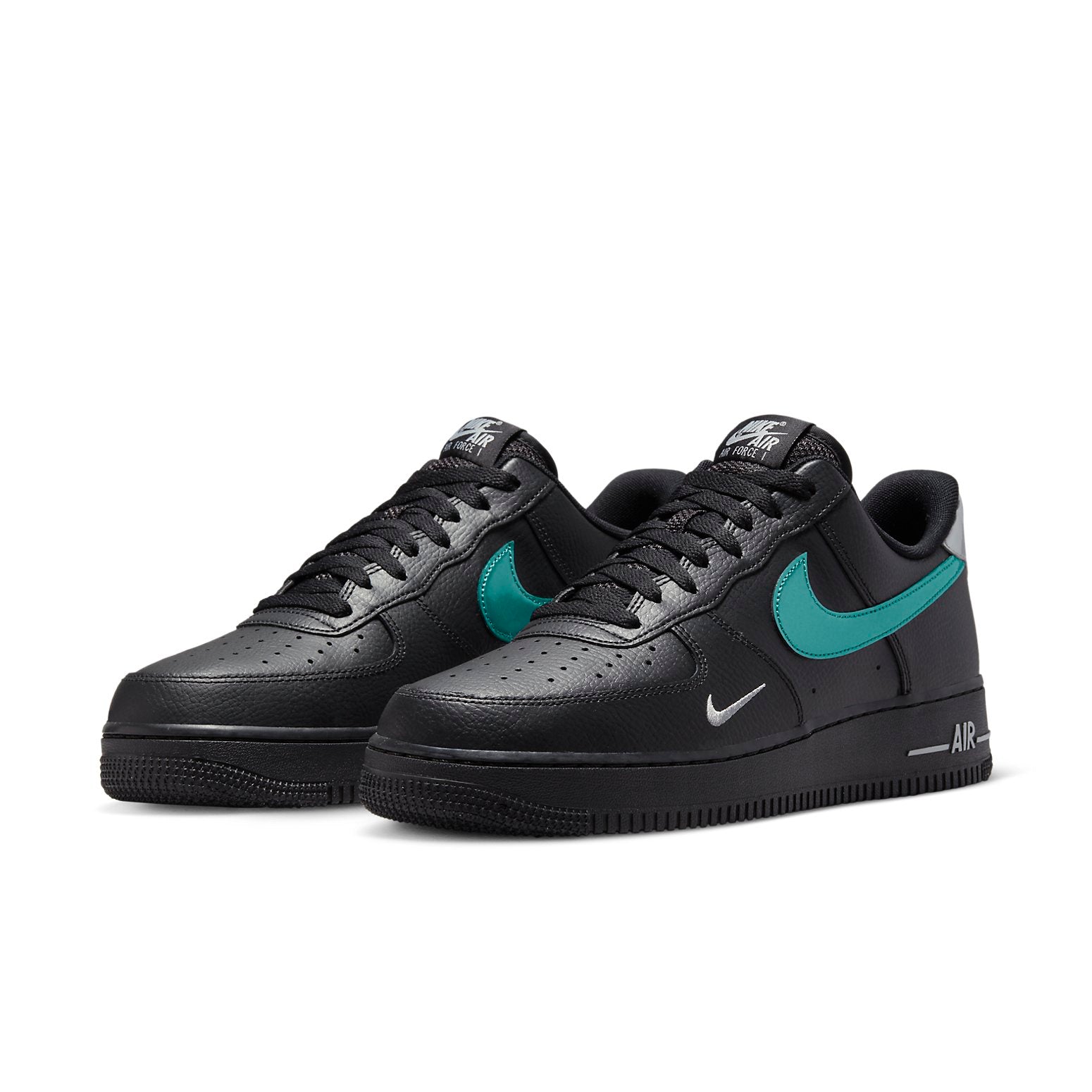 Nike Air Force 1 '07 Low 'Black Blue Lightning' FD0654-001