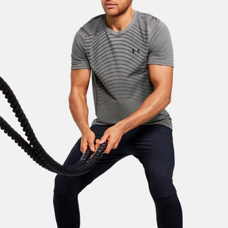 Men's Under Armour Seamless Wave Short Sleeve Green 1351450-388