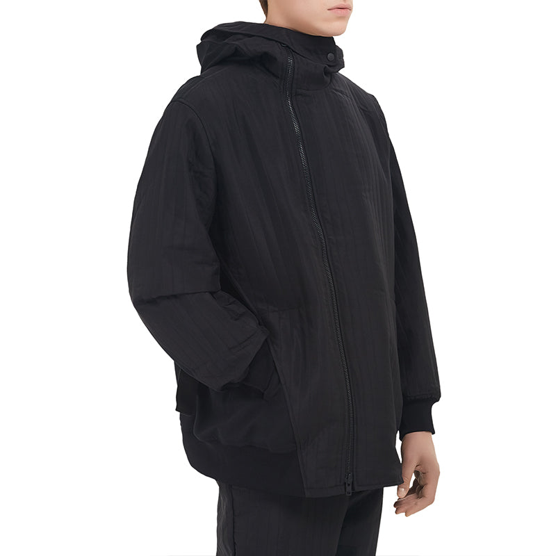 Men's Y-3 Loose Sports Hooded Jacket Black GL4286