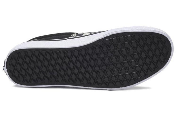 Vans Authentic Black White Grid Japanese Version Black And White 587211-0004