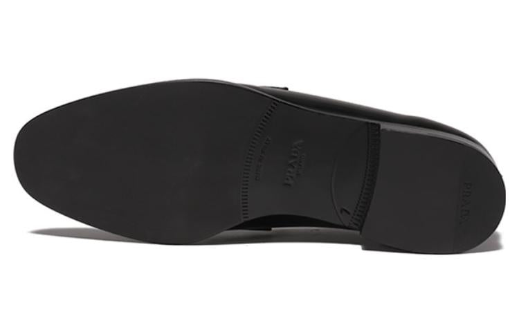 PRADA Brushed Leather Loafers 'Black' 2DB161_P39_F0002_F_X001