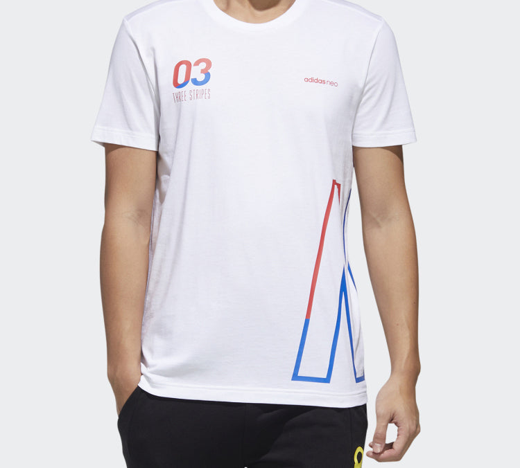 adidas Neo Casual T-Shirt 'White' GK1520