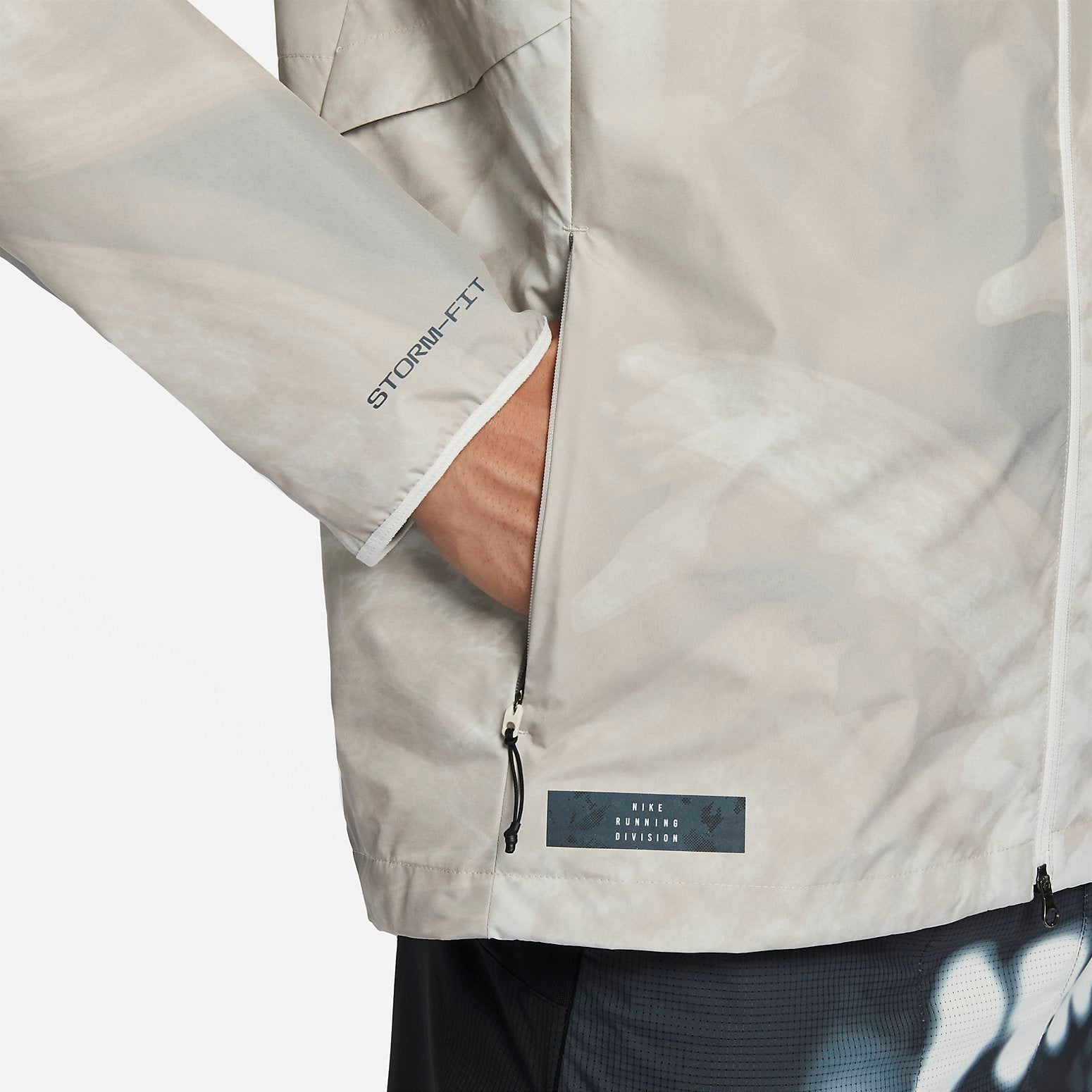 Nike Storm-FIT Running Division Running Jacket 'Grey White' FB8551-030