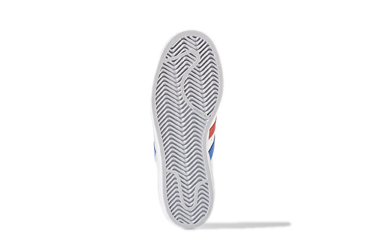 (GS) adidas originals Superstar J Sneakers White/Blue/Red BB0354
