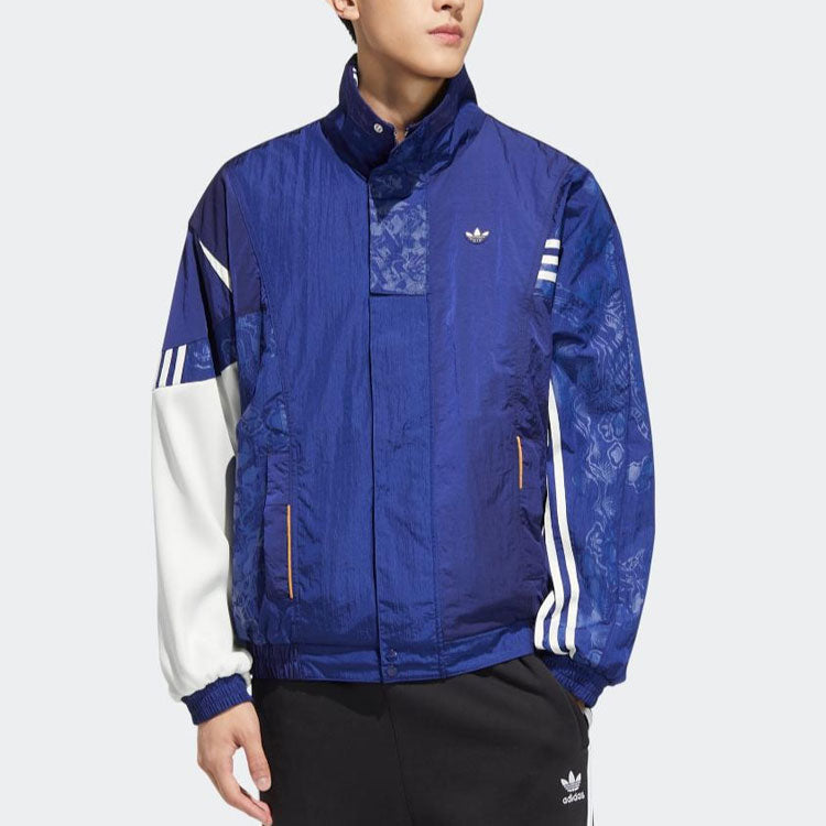 adidas originals Series Reversible Sports Jacket Couple Style Blue HH9962