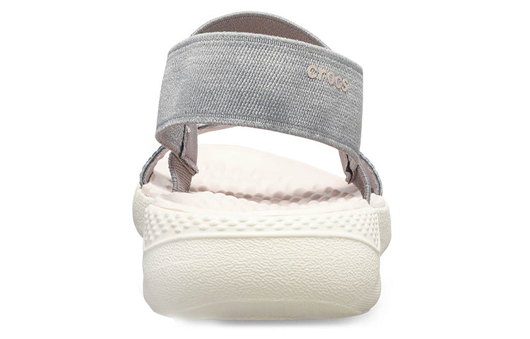 (WMNS) Crocs Literide Graphic Sandals 'Grey' 205375-0E9
