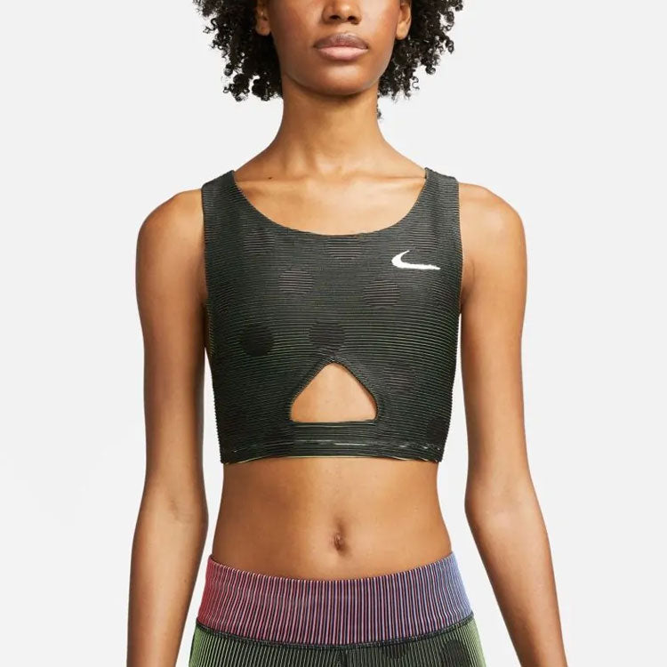 (WMNS) Nike x Off-White Crop Top 'Black Dot' CU2481-010