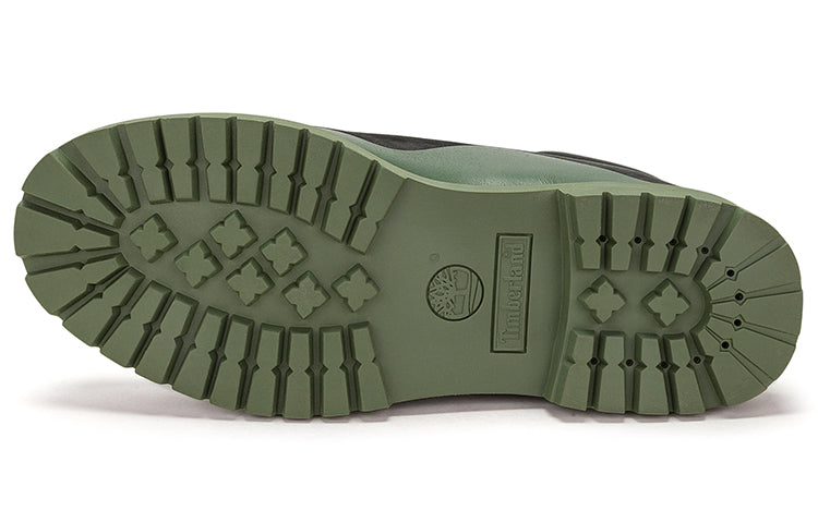 Timberland Heritage 6 Inch Waterproof Boot 'Black Nubuck with Green' A5UYWW