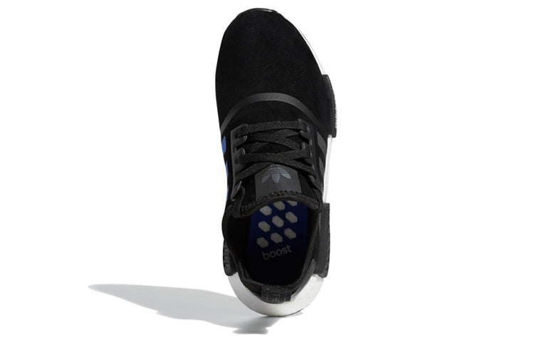 (GS) adidas NMD_R1 J 'Black Shiny Blue' F97579