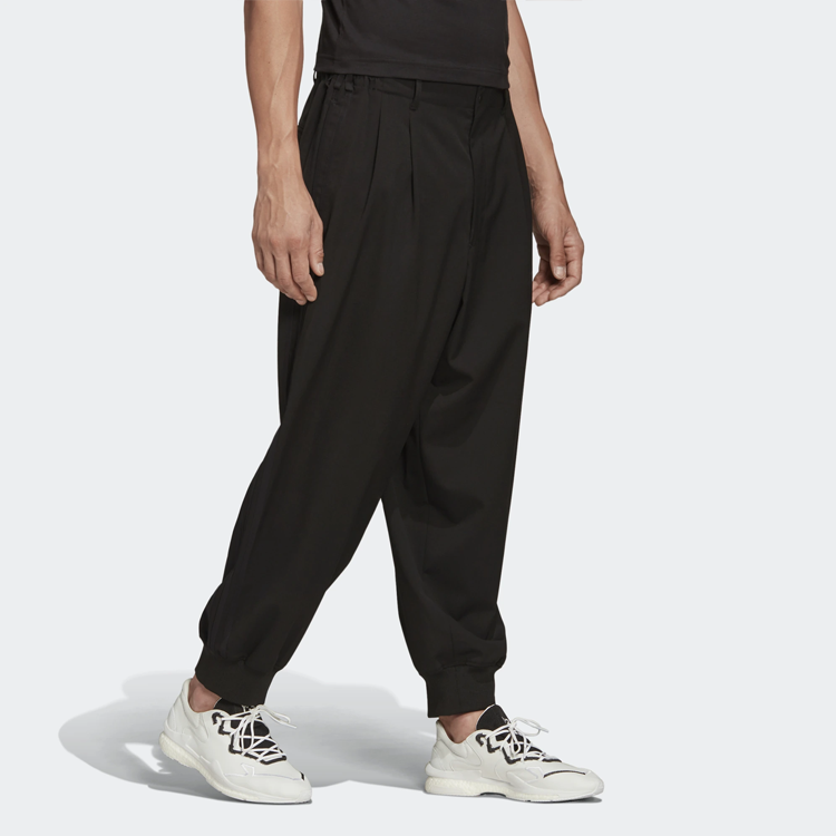 adidas Y-3 Craft 3-Stripes Cuffed Pants 'Black' FN3403