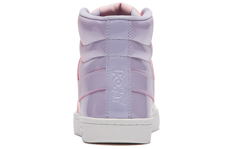 (WMNS) PONY High Skateboard Shoes Pink/Red 01W1SL01PK