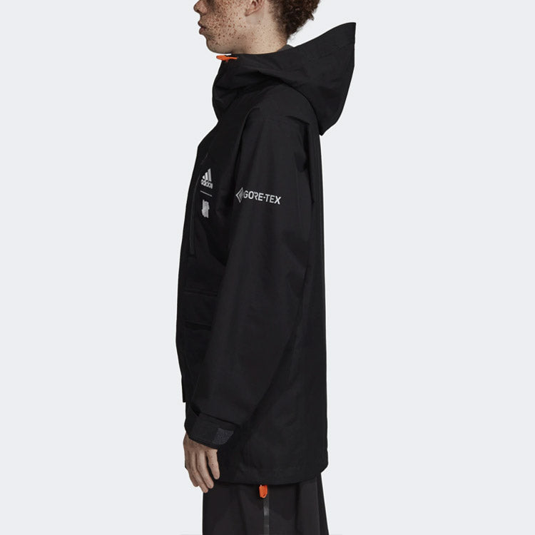 adidas x Undefeated Crossover Gore-tex Material Hooded Jacket Windbreaker Black DY3263