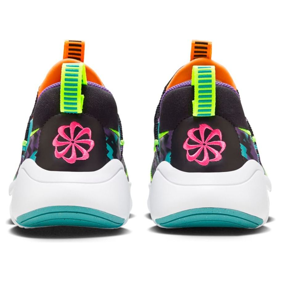 (GS) Nike Flex Plus Next Nature 2 'Black Purple Green' FB2354-001