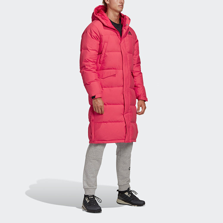 adidas Stay Warm Sports hooded down Jacket Red GK0663